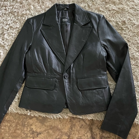 Black leather jacket - Picture 4 of 4